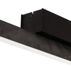 Quitani Zino LED-Deckenleuchte Schiefer grau 38W