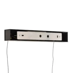Quitani Zino LED-Hängeleuchte Schiefer grau 114 cm