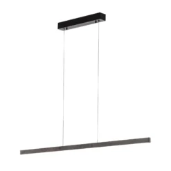 Quitani Zino LED-Hängeleuchte Schiefer grau 114 cm