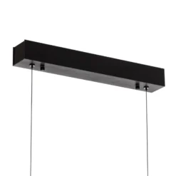 Quitani Zino LED-Hängeleuchte Schiefer grau 114 cm