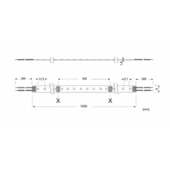 Radium Essence 1000 LED-Strip, 5 m, 40W, 2.700K