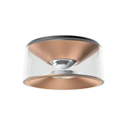 Ribag Vior LED-Deckenleuchte roségold 40° 2.700K