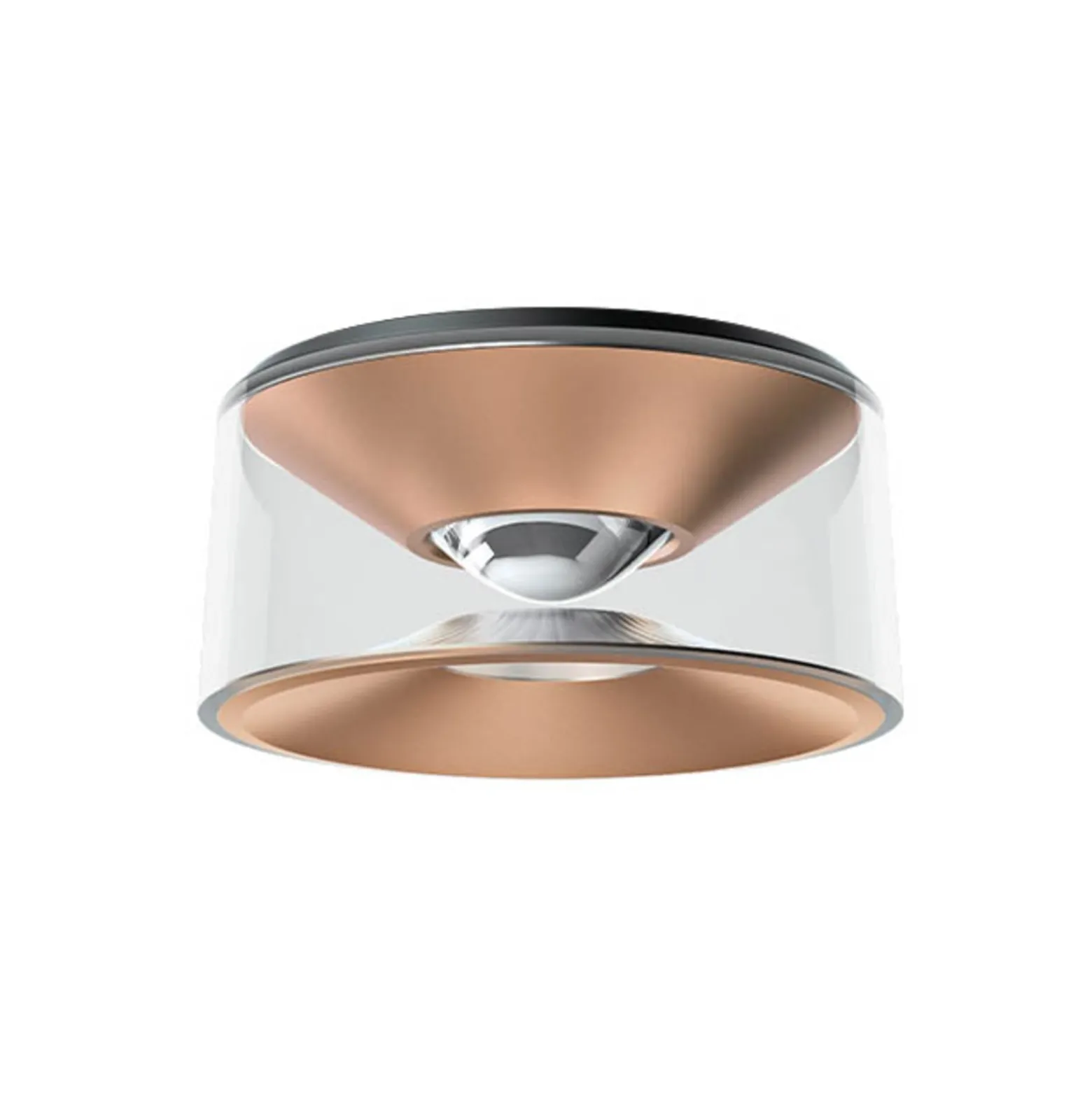 Ribag Vior LED-Deckenleuchte roségold 40° 2.700K