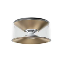 Ribag Vior LED-Deckenleuchte sandgold 60° 2.700K