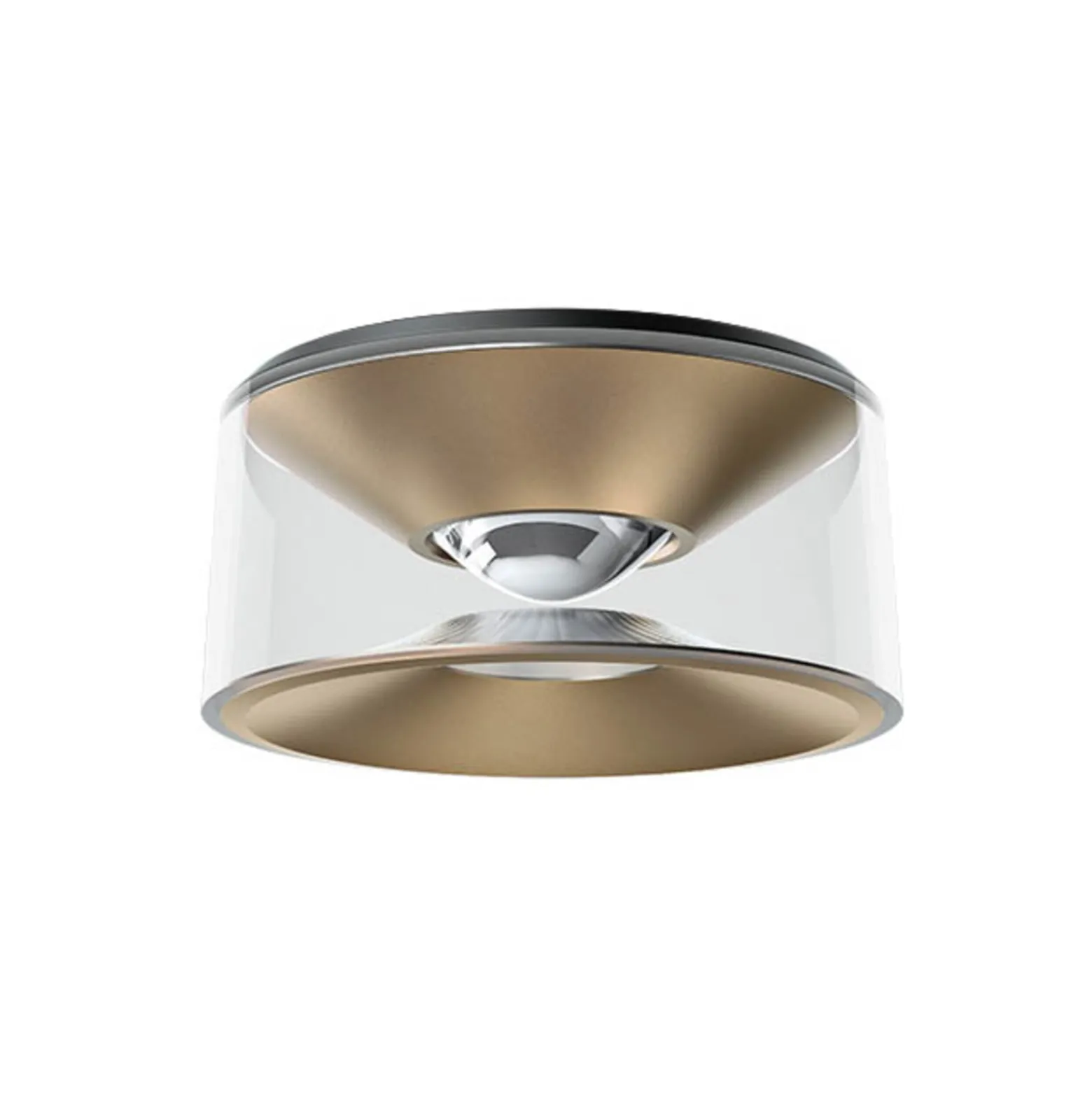 Ribag Vior LED-Deckenleuchte sandgold 60° 2.700K