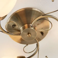 Romantisch gestaltete Deckenlampe Amedea