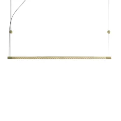Rotaliana Squiggle H8 LED-Hängelampe gold 140cm