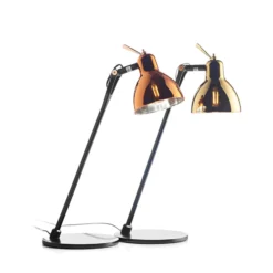 Rotaliana Tischleuchte Luxy T0 Glam, schwarz/kupfer, 52 cm