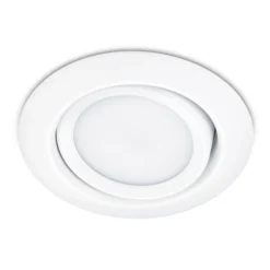 Runder LED-Einbaustrahler Rila in Weiß
