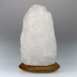 Salzkristallleuchte Rock White Line, 2-3 kg