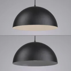 SCHÖNER WOHNEN Hängeleuchte Ali schwarz, Eisen, Ø 38 cm, E27