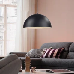 SCHÖNER WOHNEN Hängeleuchte Ali schwarz, Eisen, Ø 38 cm, E27