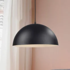 SCHÖNER WOHNEN Hängeleuchte Ali schwarz, Eisen, Ø 38 cm, E27