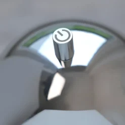 SCHÖNER WOHNEN LED-Akku-Tischlampe Bellies, chrom, IP54