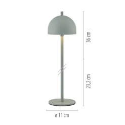 SCHÖNER WOHNEN LED-Akku-Tischlampe Bellies Frühlingserwachen