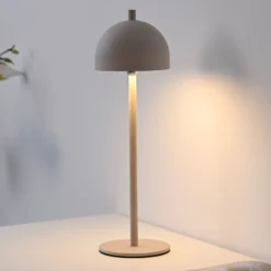 SCHÖNER WOHNEN LED-Akku-Tischlampe Bellies, Sandbrise, IP54