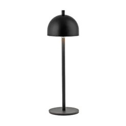SCHÖNER WOHNEN LED-Akku-Tischlampe Bellies, schwarz, IP54