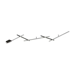 Schwenkbare LED-Deckenlampe Indira, Dimmer schwarz