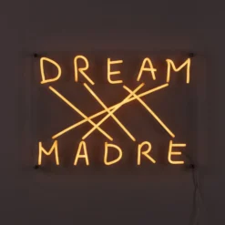 SELETTI Dream-Madre LED-Deko-Wandleuchte, gelb