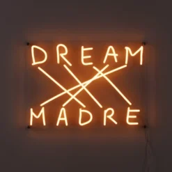 SELETTI Dream-Madre LED-Deko-Wandleuchte, gelb