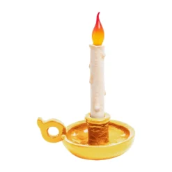 SELETTI Grimm Bugia Dekotischlampe Kerzenform gold