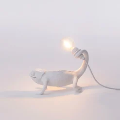 SELETTI LED-Dekolampe Chameleon Lamp Still, weiß, USB