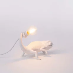 SELETTI LED-Dekolampe Chameleon Lamp Still, weiß, USB