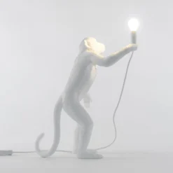 SELETTI Monkey Lamp LED-Dekolampe, weiß, stehend
