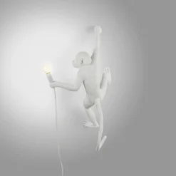 SELETTI Monkey Lamp LED-Deko-Wandlampe weiß rechts