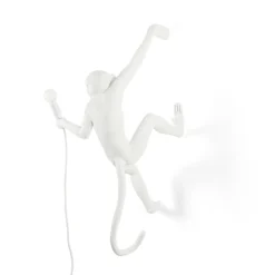 SELETTI Monkey Lamp LED-Deko-Wandlampe weiß rechts
