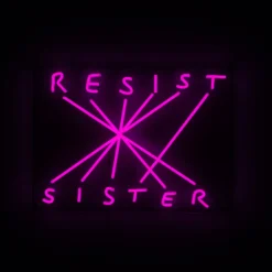SELETTI Resist-Sister LED-Deko-Wandleuchte fuchsia