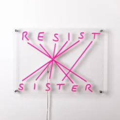 SELETTI Resist-Sister LED-Deko-Wandleuchte fuchsia