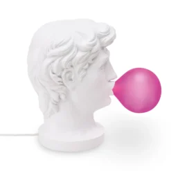 SELETTI Wonder Times LED-Deko-Tischlampe weiß/pink