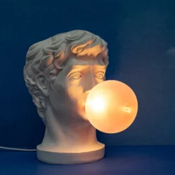 SELETTI Wonder Times LED-Deko-Tischlampe weiß/pink