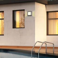 Sensor-Außenwandlampe Aqua Legendo Mini, anthrazit