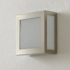 Sensor-Außenwandlampe Aqua Legendo Mini, edelstahl