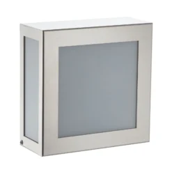 Sensor-Außenwandlampe Aqua Legendo Mini, edelstahl