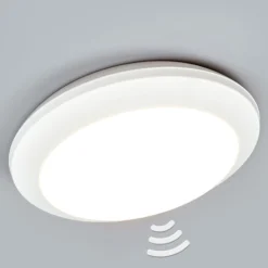 Sensor-Deckenleuchte Umberta 2xE27 weiß