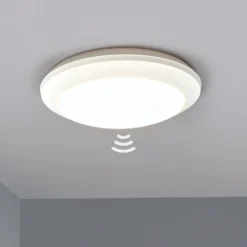 Sensor-Deckenleuchte Umberta 2xE27 weiß