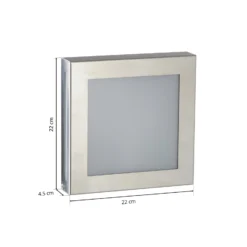 Sensor-LED-Außenlampe Aqua Legendo Mini, edelstahl
