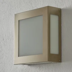 Sensor-LED-Außenwandleuchte Aqua Legendo edelstahl