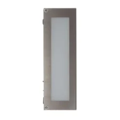 Sensor-LED-Außenwandleuchte Aqua Rain, edelstahl