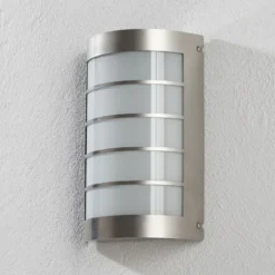 Sensor-LED-Leuchte Aqua Marco mit Raster edelstahl