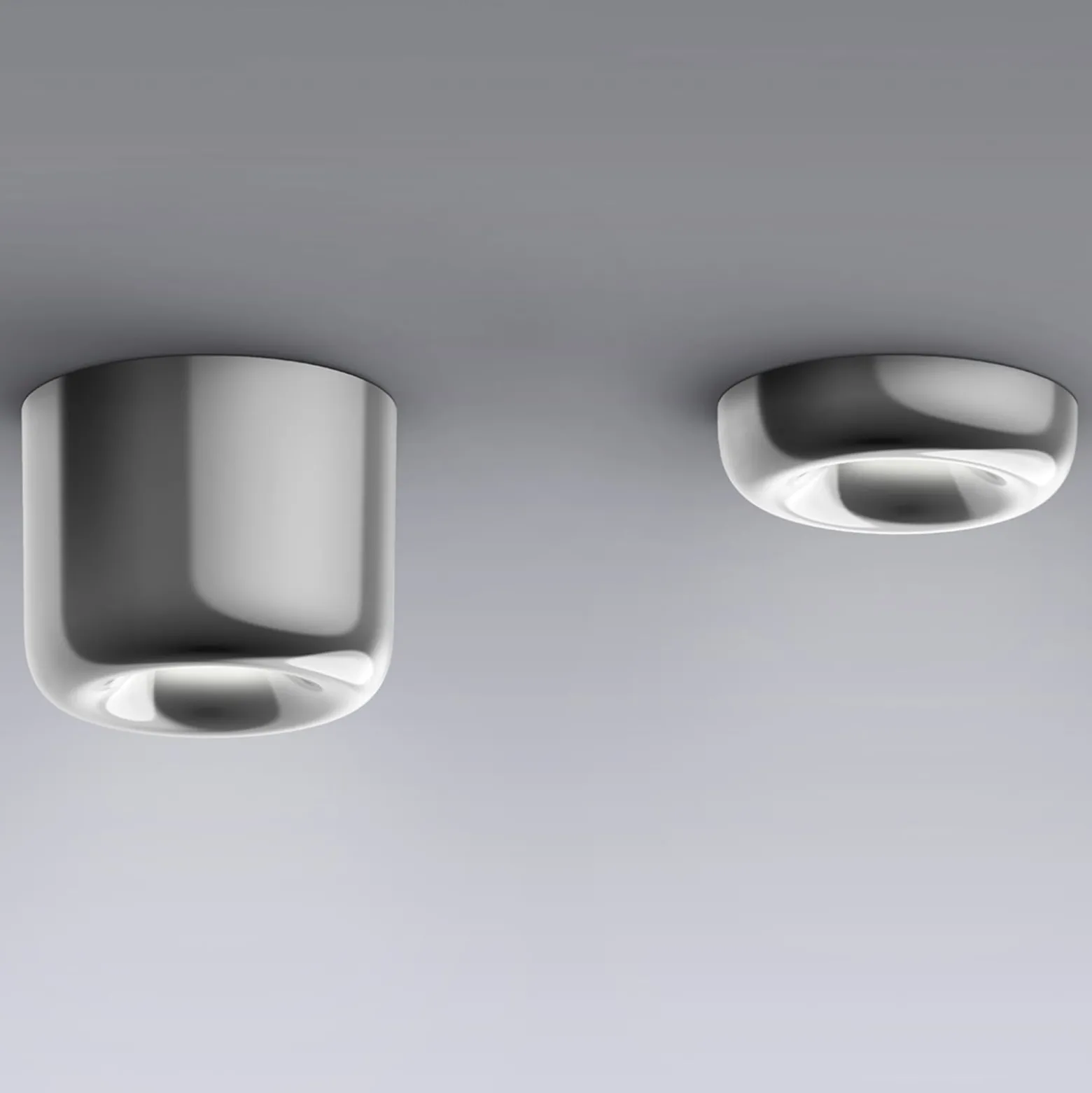serien.lighting Cavity Ceiling L, alu glänzend
