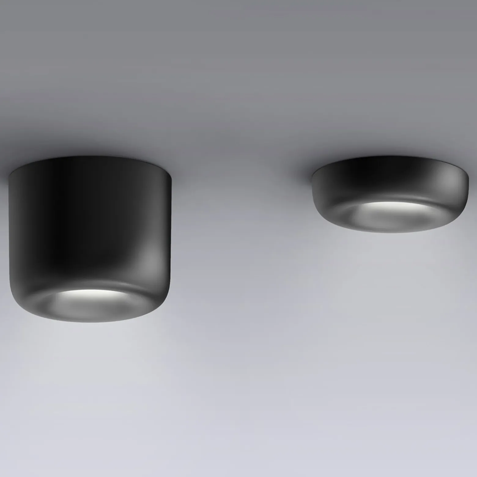 serien.lighting Cavity Recessed L, schwarz