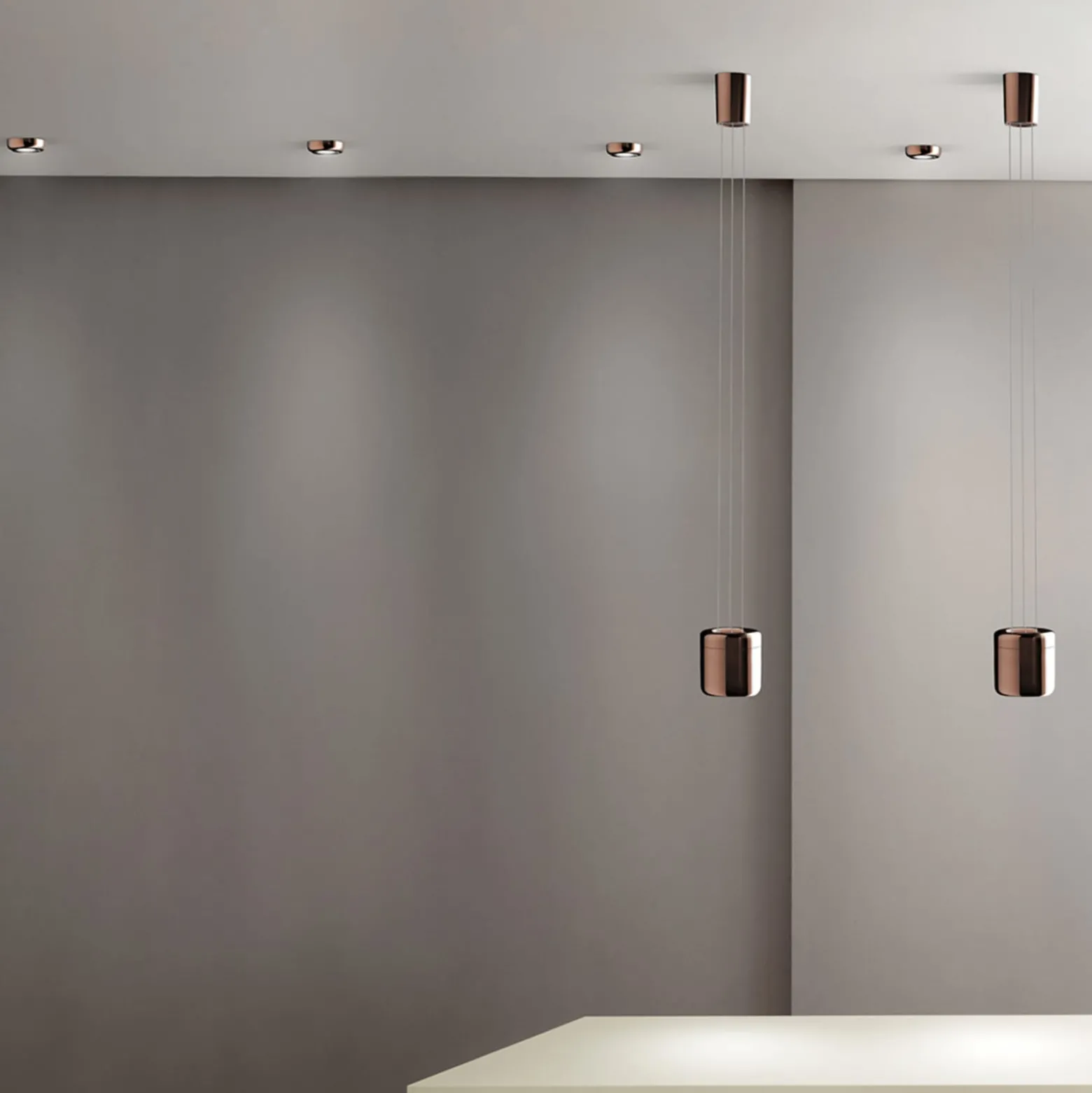 serien.lighting Cavity Recessed S, bronze