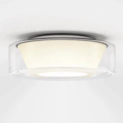 serien.lighting Curling L Decke 927 Glas/konisch