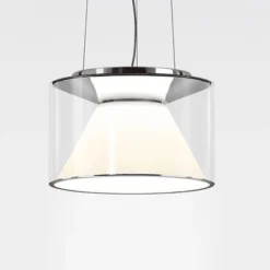 serien.lighting Drum M Pendel Seil 927 Triac flach