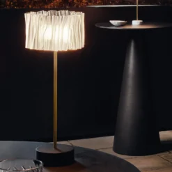 Slamp Accordéon Battery Tischlampe prisma/schwarz