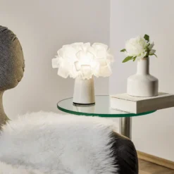 Slamp Clizia - Designer-Tischleuchte, opal